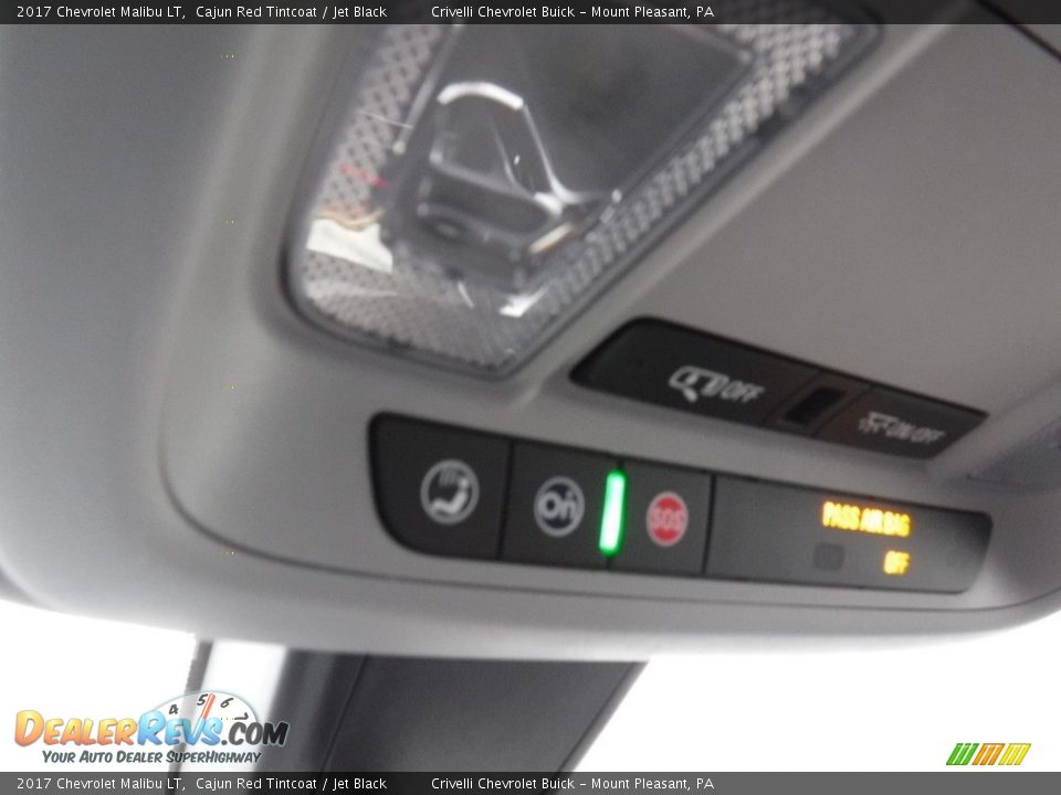 2017 Chevrolet Malibu LT Cajun Red Tintcoat / Jet Black Photo #19