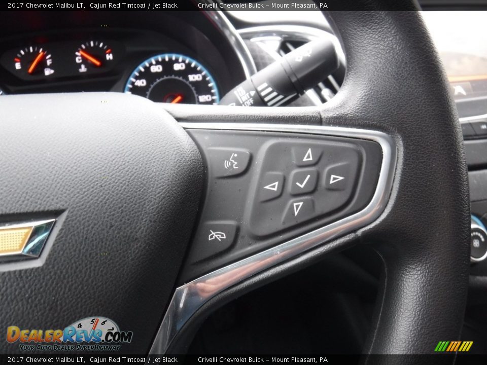 2017 Chevrolet Malibu LT Cajun Red Tintcoat / Jet Black Photo #20