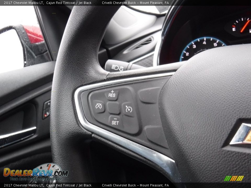 2017 Chevrolet Malibu LT Cajun Red Tintcoat / Jet Black Photo #21