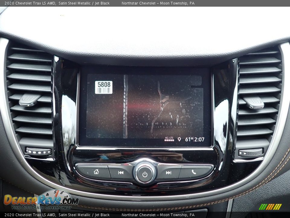 2020 Chevrolet Trax LS AWD Satin Steel Metallic / Jet Black Photo #18
