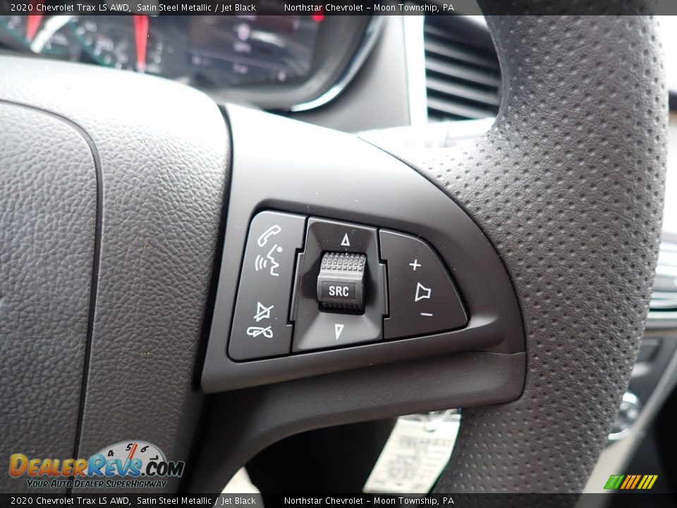 2020 Chevrolet Trax LS AWD Satin Steel Metallic / Jet Black Photo #19