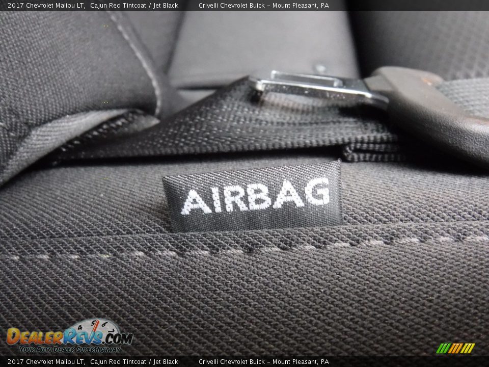 2017 Chevrolet Malibu LT Cajun Red Tintcoat / Jet Black Photo #25
