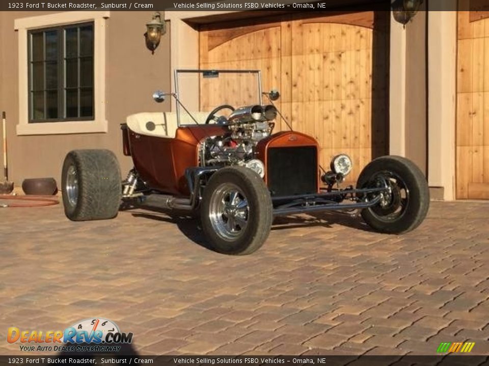 1923 Ford T Bucket Roadster Sunburst / Cream Photo #7