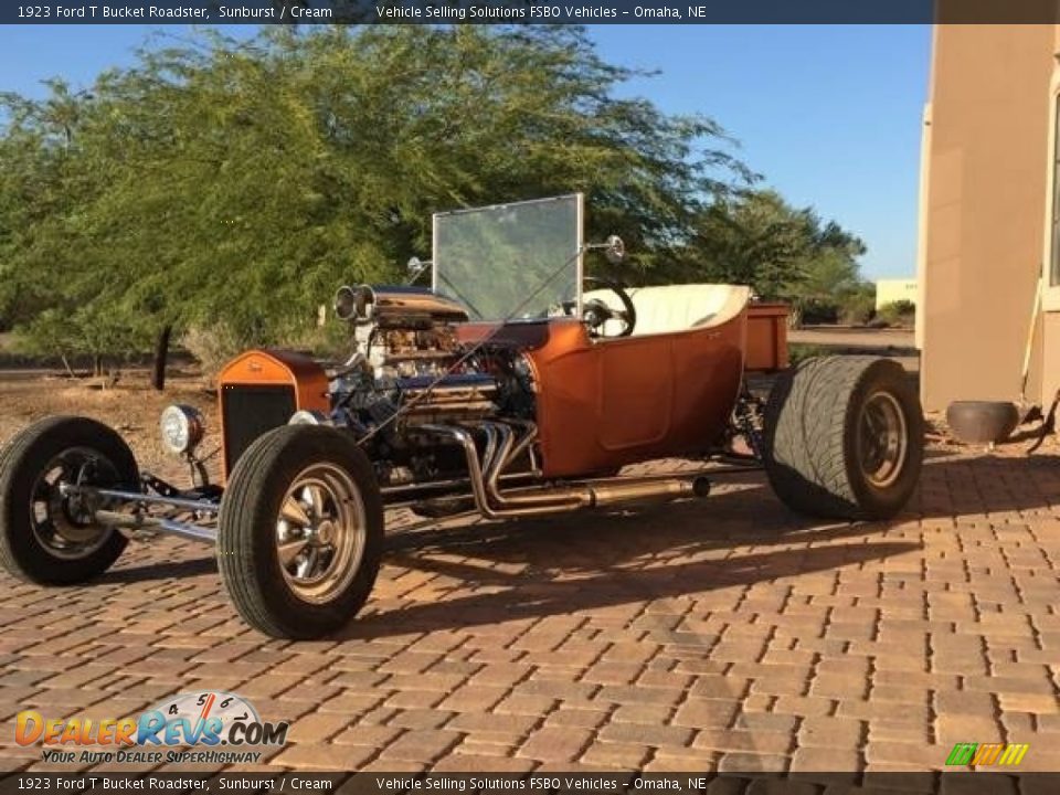 1923 Ford T Bucket Roadster Sunburst / Cream Photo #8