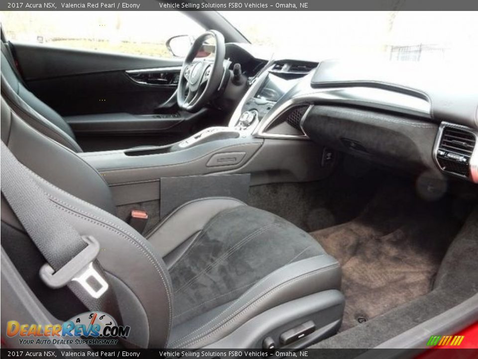 Ebony Interior - 2017 Acura NSX  Photo #8