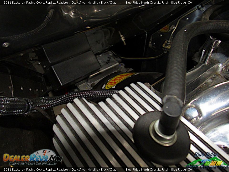 2011 Backdraft Racing Cobra Replica Roadster Dark Silver Metallic / Black/Gray Photo #23
