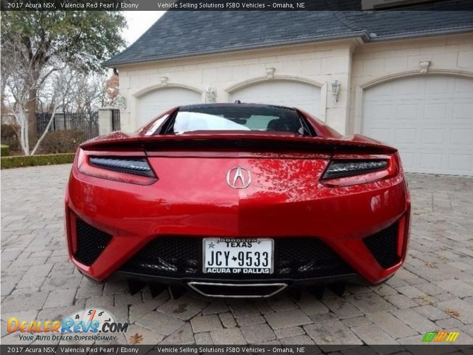 2017 Acura NSX Valencia Red Pearl / Ebony Photo #14