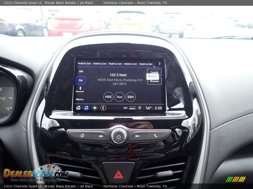 2020 Chevrolet Spark LS Mosaic Black Metallic / Jet Black Photo #17