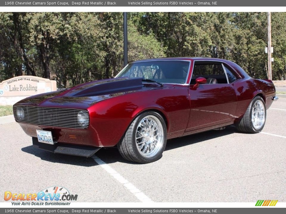 1968 Chevrolet Camaro Sport Coupe Deep Red Metallic / Black Photo #1