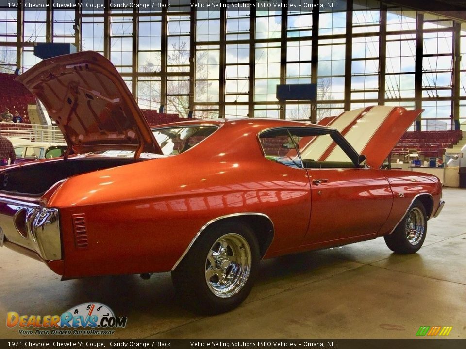 1971 Chevrolet Chevelle SS Coupe Candy Orange / Black Photo #2