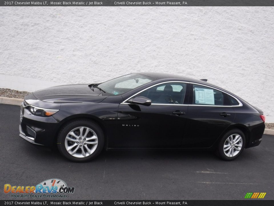 2017 Chevrolet Malibu LT Mosaic Black Metallic / Jet Black Photo #2