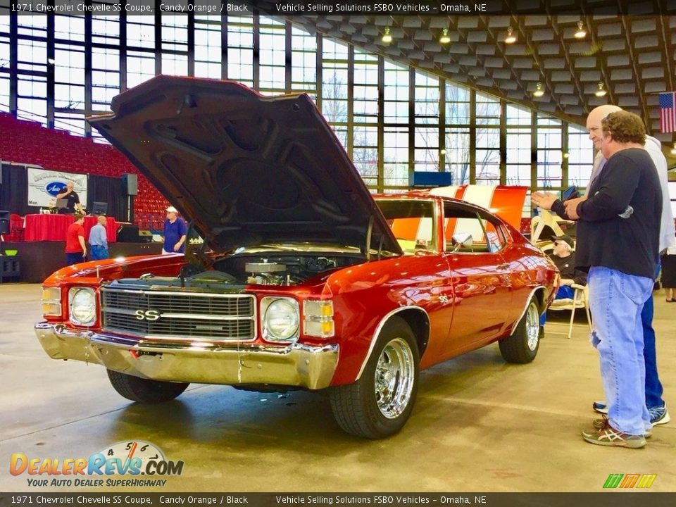 1971 Chevrolet Chevelle SS Coupe Candy Orange / Black Photo #6