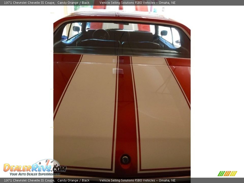 1971 Chevrolet Chevelle SS Coupe Candy Orange / Black Photo #9