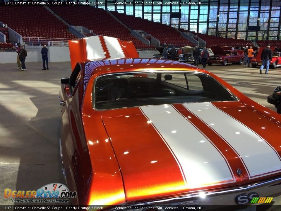 1971 Chevrolet Chevelle SS Coupe Candy Orange / Black Photo #10