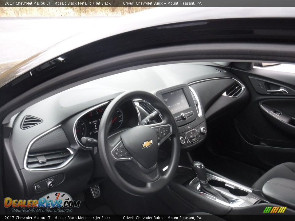 2017 Chevrolet Malibu LT Mosaic Black Metallic / Jet Black Photo #12