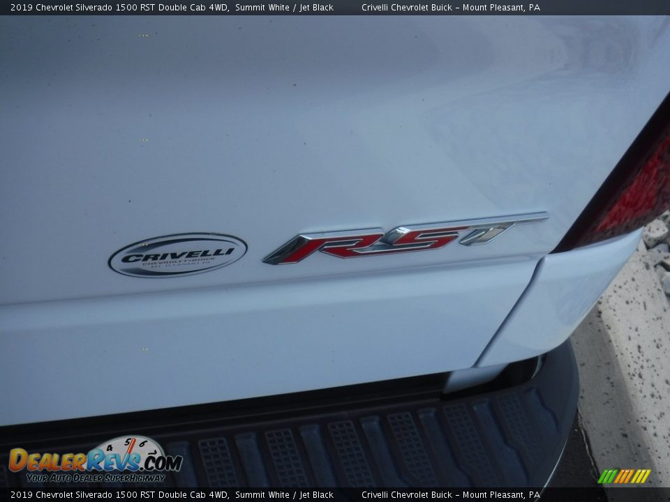 2019 Chevrolet Silverado 1500 RST Double Cab 4WD Summit White / Jet Black Photo #13