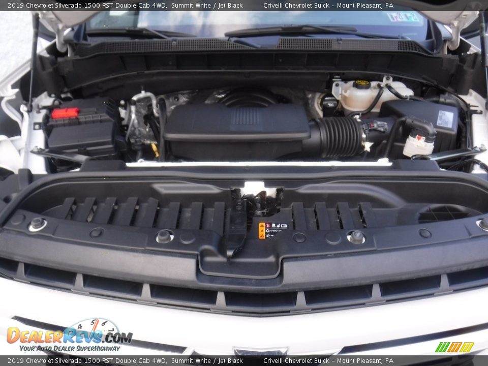 2019 Chevrolet Silverado 1500 RST Double Cab 4WD Summit White / Jet Black Photo #17