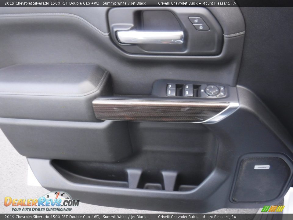 2019 Chevrolet Silverado 1500 RST Double Cab 4WD Summit White / Jet Black Photo #21