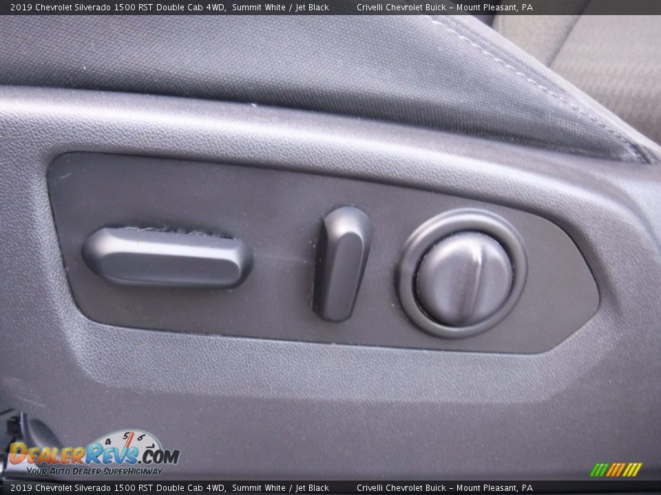 2019 Chevrolet Silverado 1500 RST Double Cab 4WD Summit White / Jet Black Photo #24