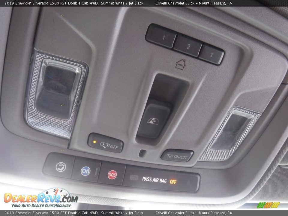 2019 Chevrolet Silverado 1500 RST Double Cab 4WD Summit White / Jet Black Photo #29