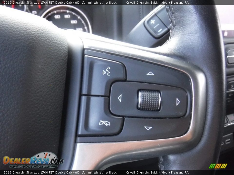 2019 Chevrolet Silverado 1500 RST Double Cab 4WD Summit White / Jet Black Photo #30