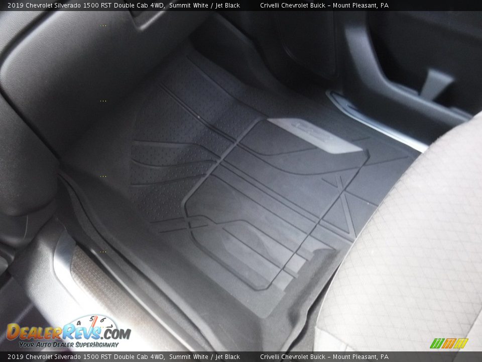 2019 Chevrolet Silverado 1500 RST Double Cab 4WD Summit White / Jet Black Photo #33