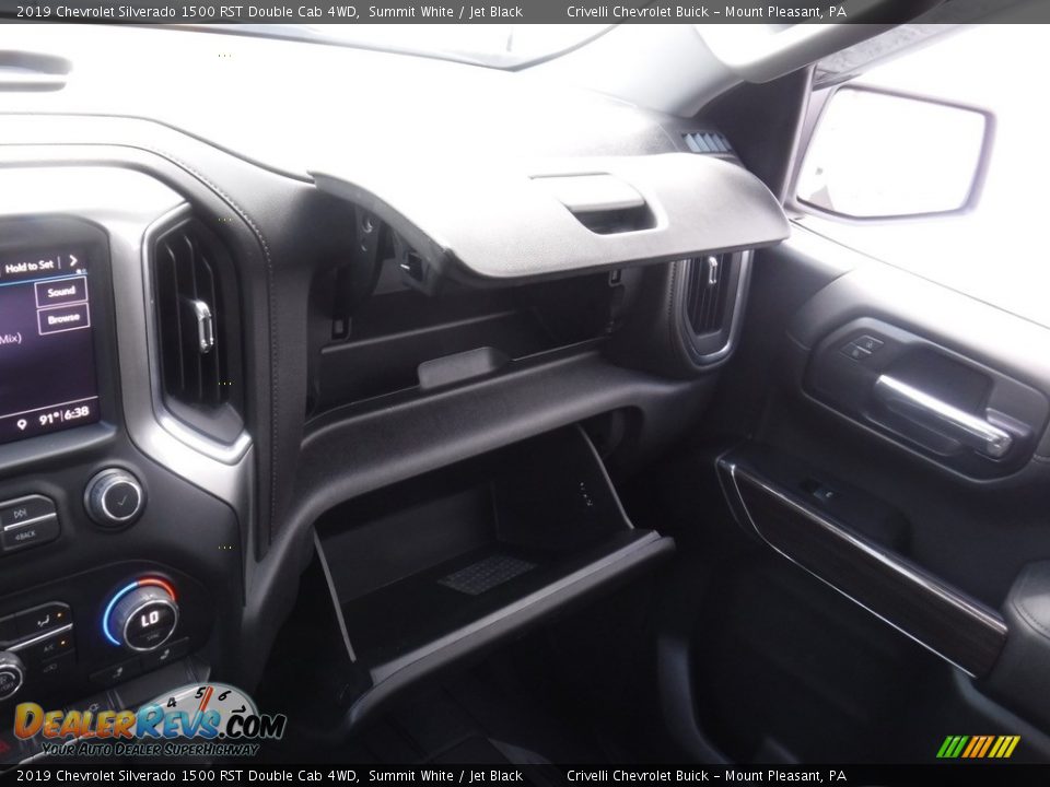 2019 Chevrolet Silverado 1500 RST Double Cab 4WD Summit White / Jet Black Photo #34