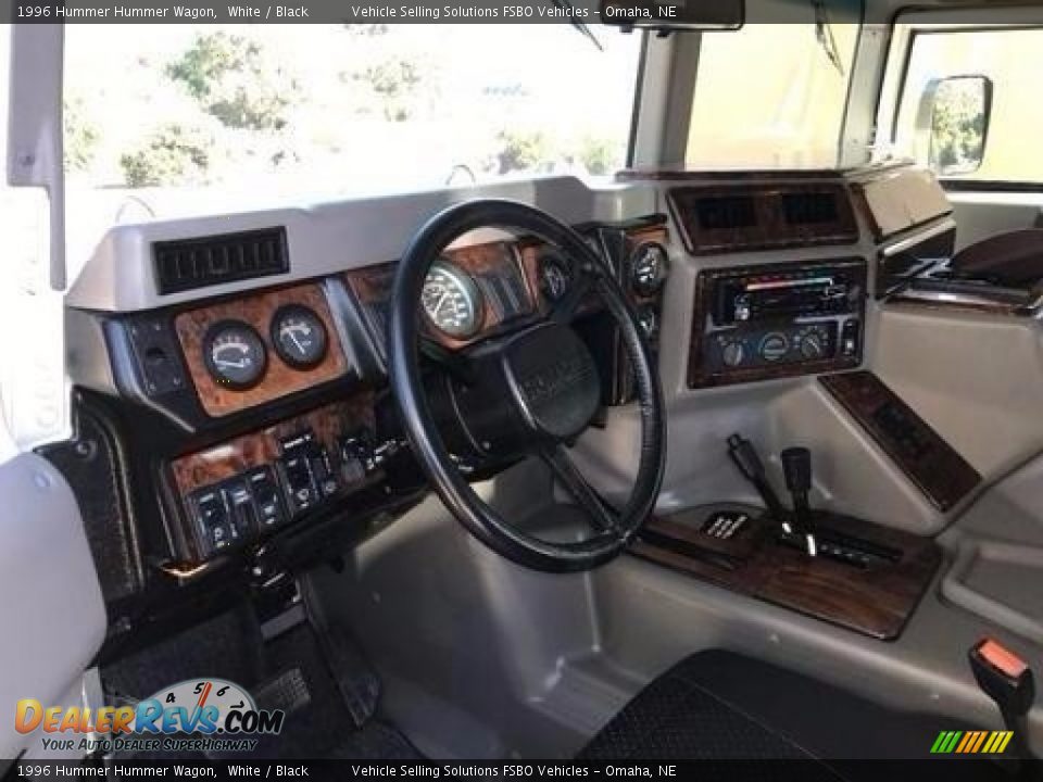 Black Interior - 1996 Hummer Hummer Wagon Photo #3