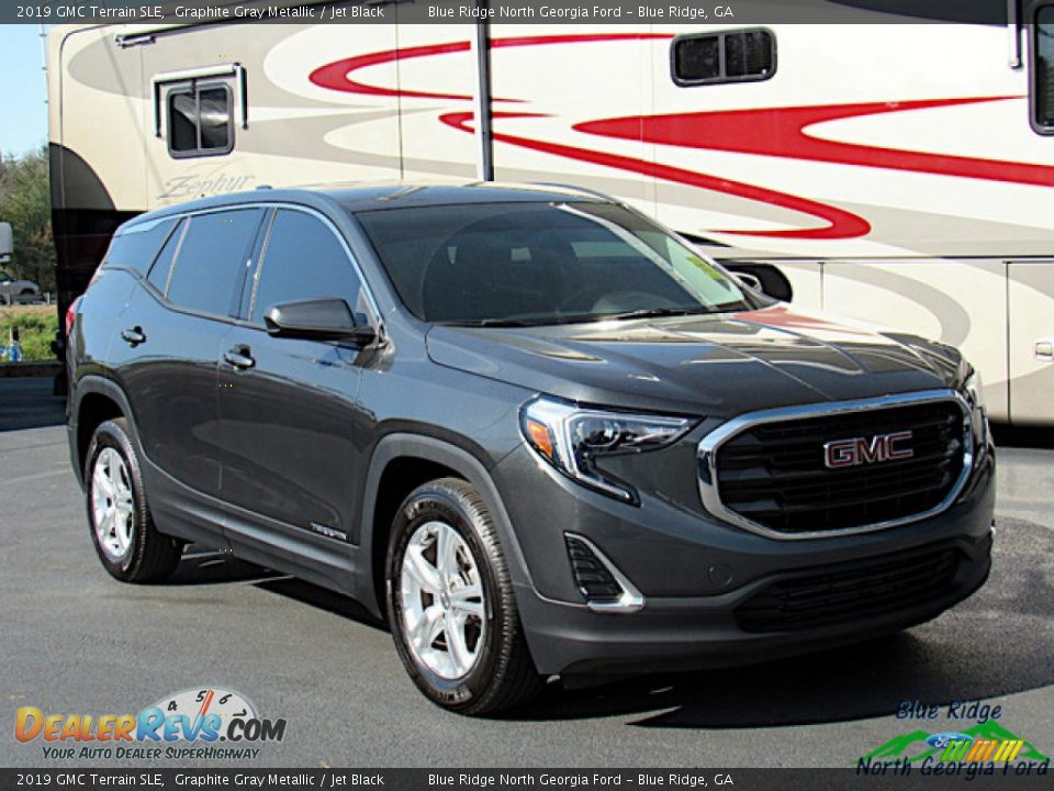 2019 GMC Terrain SLE Graphite Gray Metallic / Jet Black Photo #7