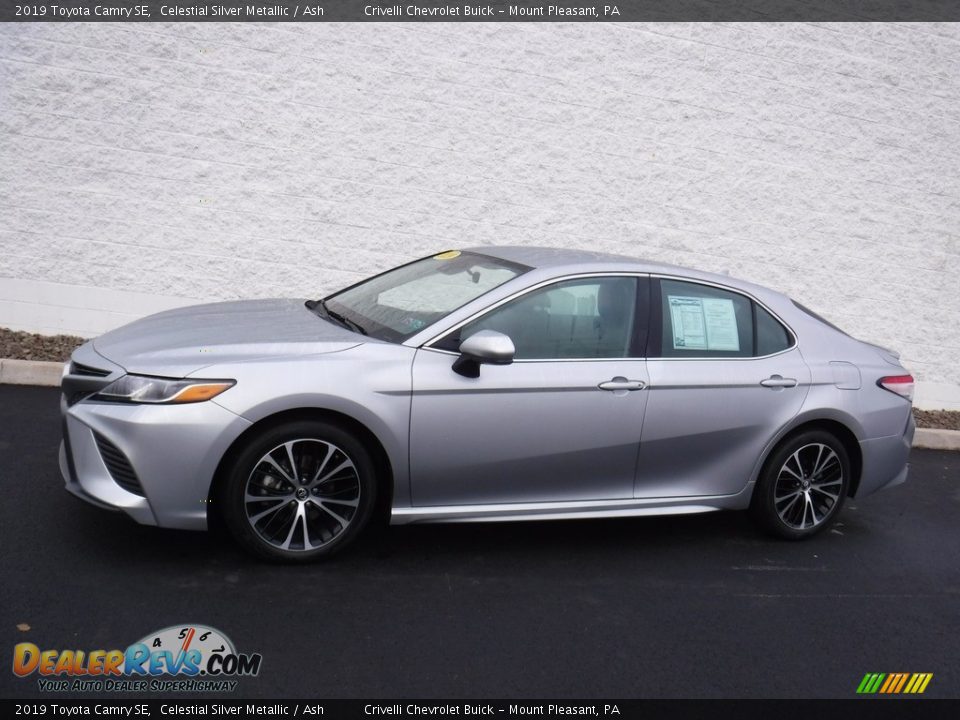 2019 Toyota Camry SE Celestial Silver Metallic / Ash Photo #2
