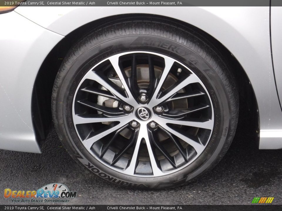 2019 Toyota Camry SE Celestial Silver Metallic / Ash Photo #3