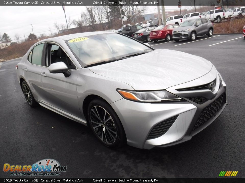 2019 Toyota Camry SE Celestial Silver Metallic / Ash Photo #5