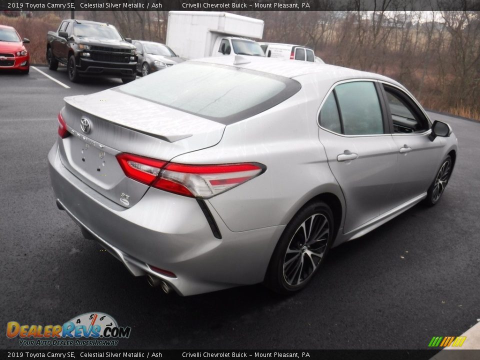 2019 Toyota Camry SE Celestial Silver Metallic / Ash Photo #7