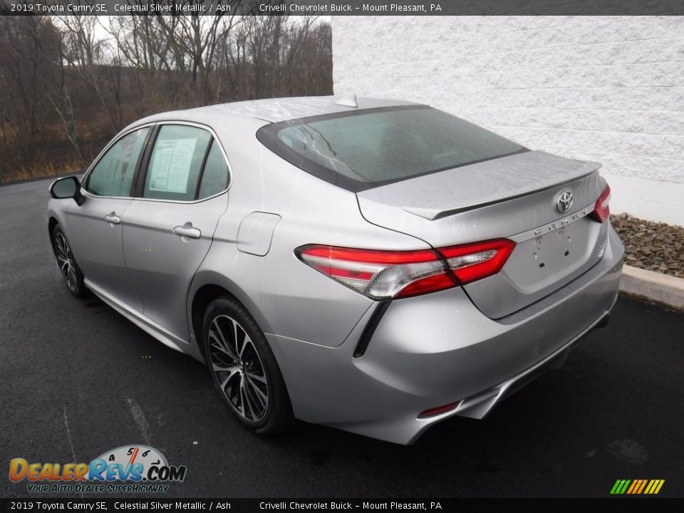 2019 Toyota Camry SE Celestial Silver Metallic / Ash Photo #10