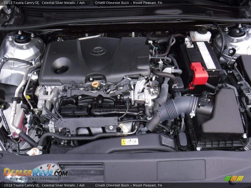 2019 Toyota Camry SE Celestial Silver Metallic / Ash Photo #11