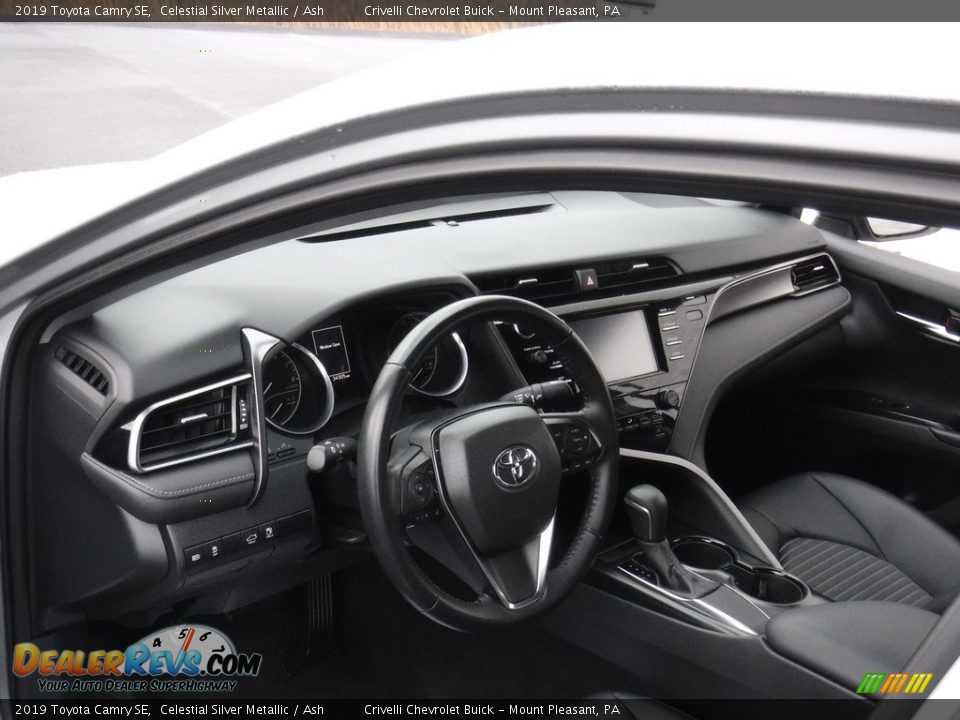 2019 Toyota Camry SE Celestial Silver Metallic / Ash Photo #12