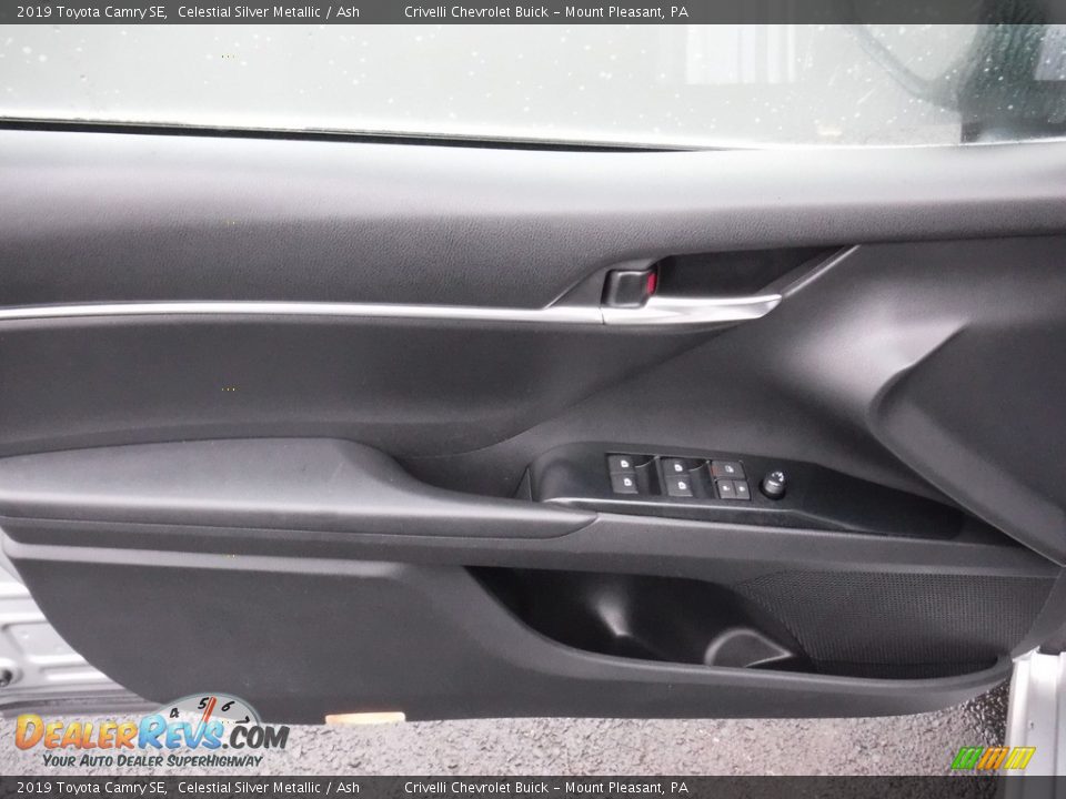 2019 Toyota Camry SE Celestial Silver Metallic / Ash Photo #13