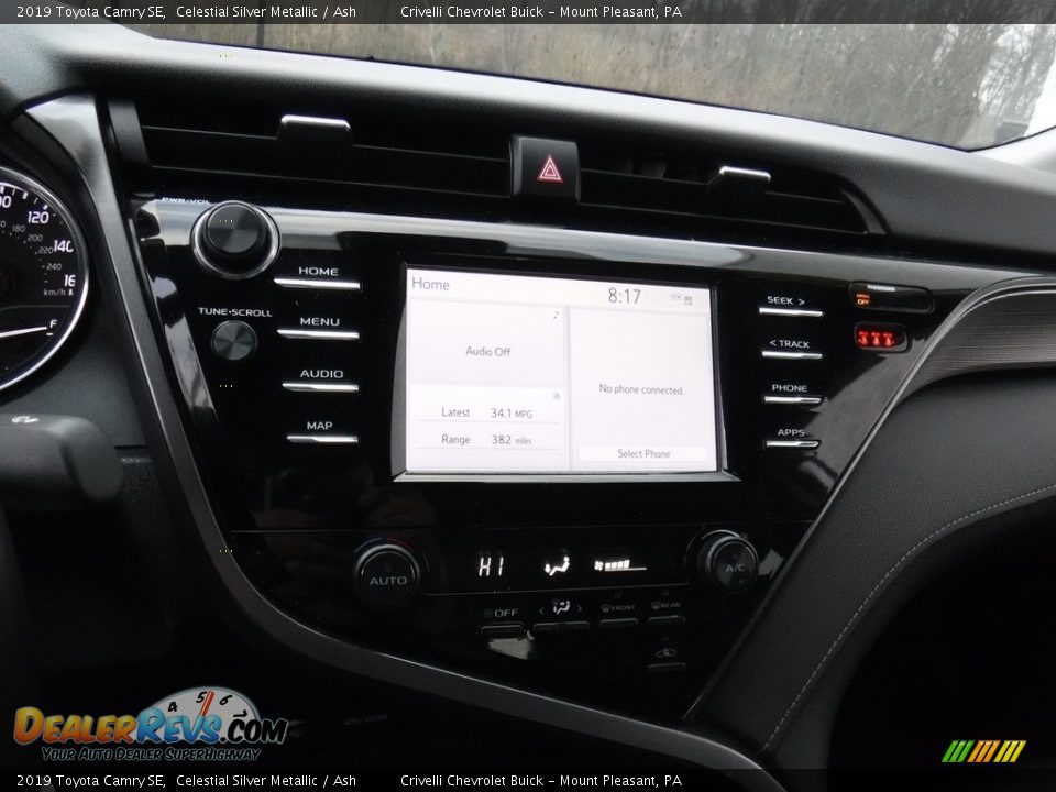 2019 Toyota Camry SE Celestial Silver Metallic / Ash Photo #18