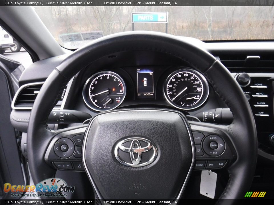 2019 Toyota Camry SE Celestial Silver Metallic / Ash Photo #20