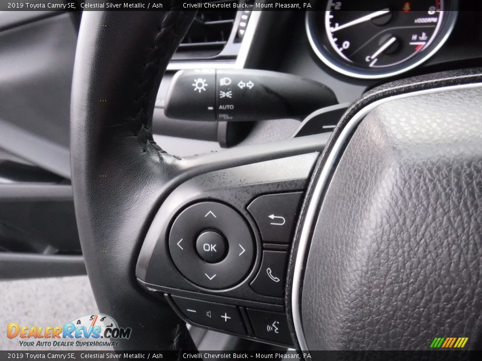 2019 Toyota Camry SE Celestial Silver Metallic / Ash Photo #21