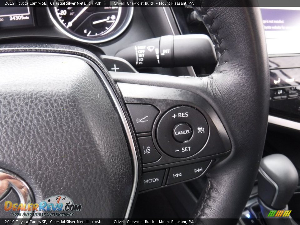 2019 Toyota Camry SE Celestial Silver Metallic / Ash Photo #22