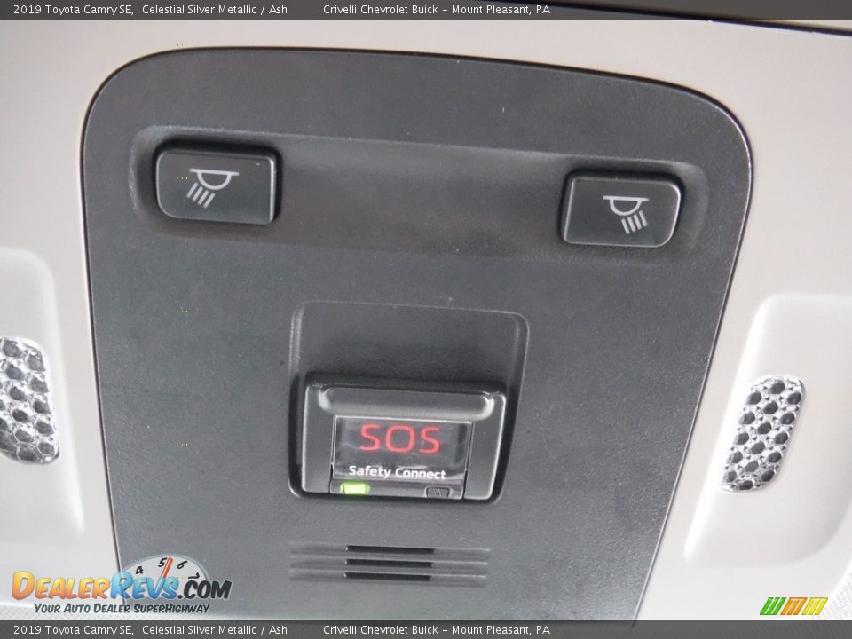 2019 Toyota Camry SE Celestial Silver Metallic / Ash Photo #24