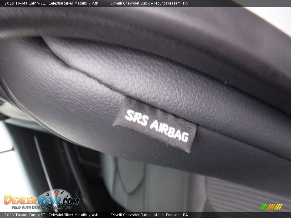 2019 Toyota Camry SE Celestial Silver Metallic / Ash Photo #27