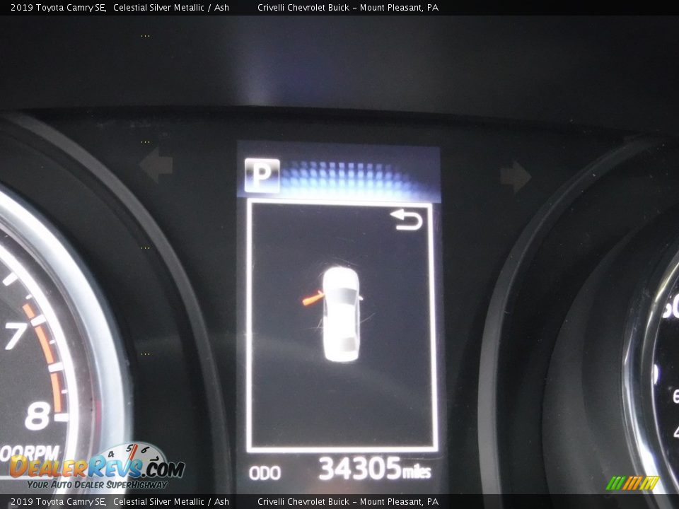 2019 Toyota Camry SE Celestial Silver Metallic / Ash Photo #35