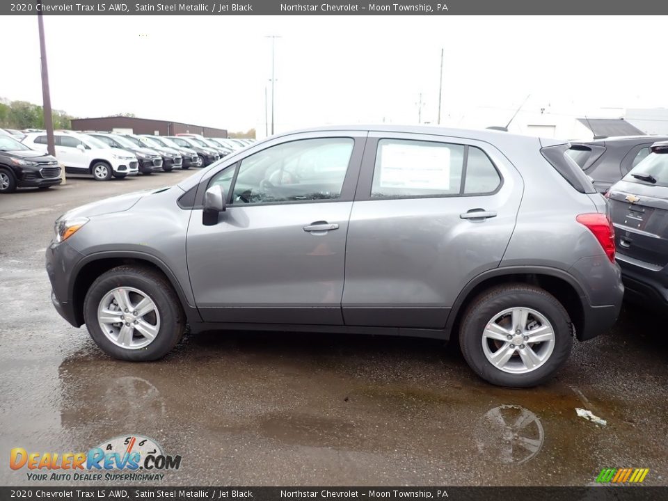 2020 Chevrolet Trax LS AWD Satin Steel Metallic / Jet Black Photo #3