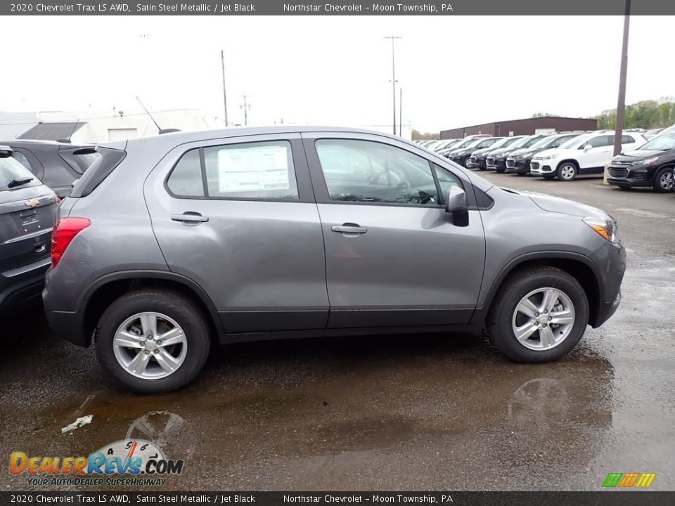 2020 Chevrolet Trax LS AWD Satin Steel Metallic / Jet Black Photo #4