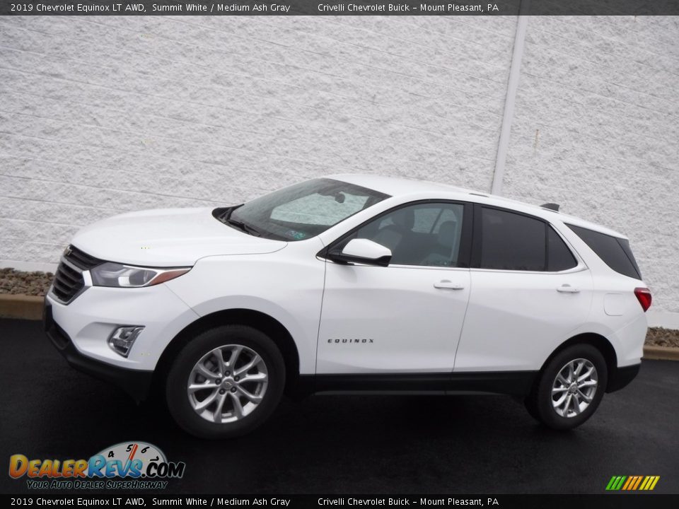 2019 Chevrolet Equinox LT AWD Summit White / Medium Ash Gray Photo #2