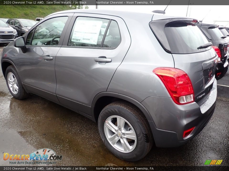 2020 Chevrolet Trax LS AWD Satin Steel Metallic / Jet Black Photo #5