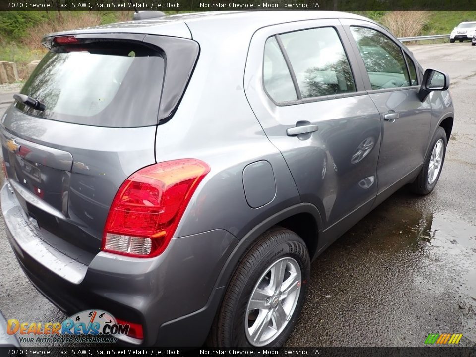 2020 Chevrolet Trax LS AWD Satin Steel Metallic / Jet Black Photo #6