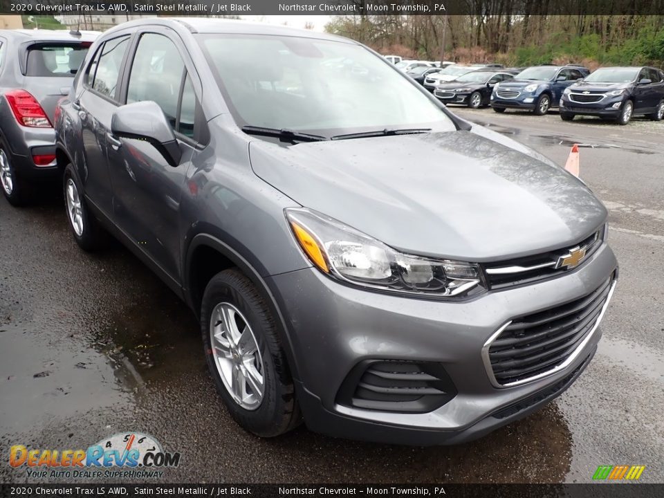 2020 Chevrolet Trax LS AWD Satin Steel Metallic / Jet Black Photo #7